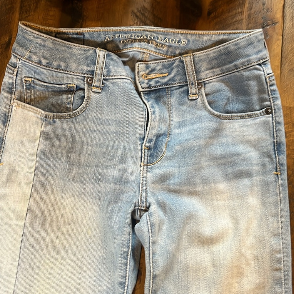 American eagle patchwork jeans - Picture 4 of 5